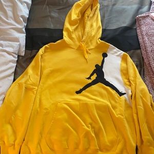Bright yellow Jordan Sweatshirt XL